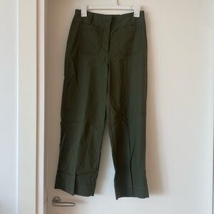Nicole Miller high rise straight leg pants
